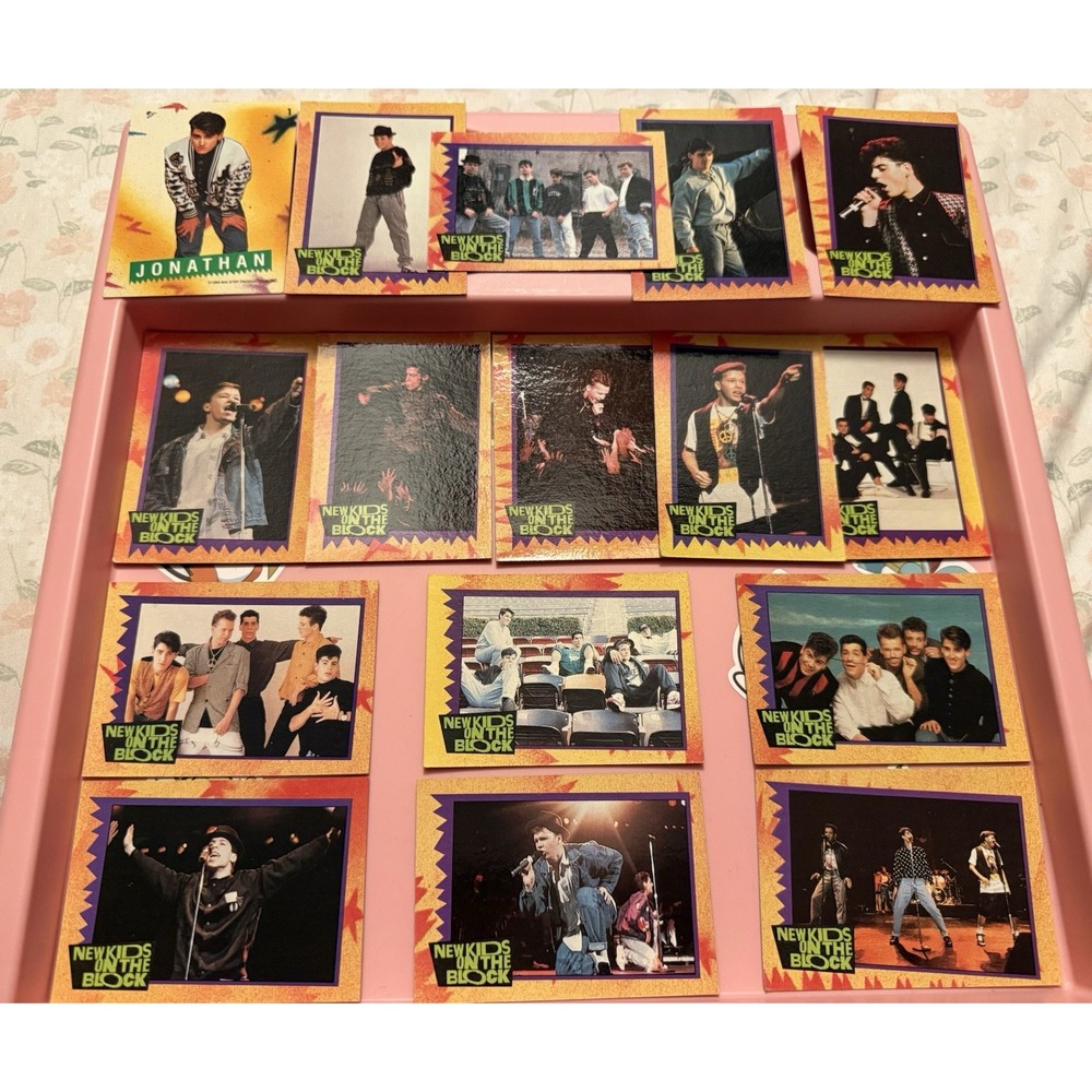 1989 New Kids on the Block NKOTB Trading Cards Lot of 16 Big Step Productions